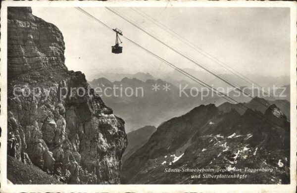 Seilbahn Säntis Toggenburg Silberplattenköpfe