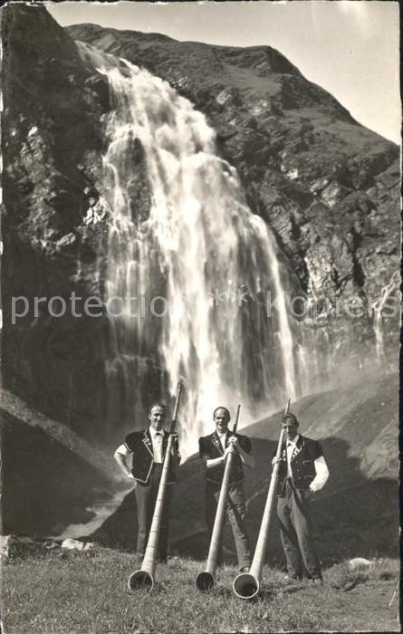 Alphorn Alphornbläser Adelboden Engstligfall
