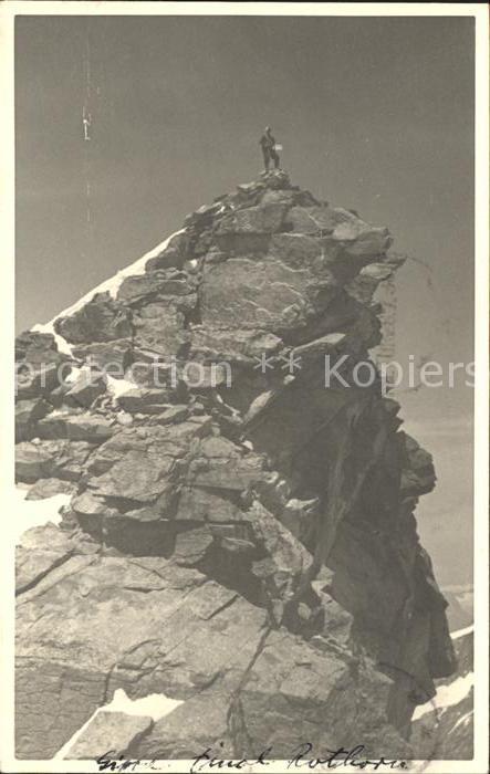 Bergsteigen Klettern Gipfel Rothorn
