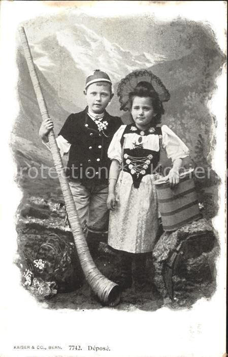 Alphorn Kinder Trachten Bern