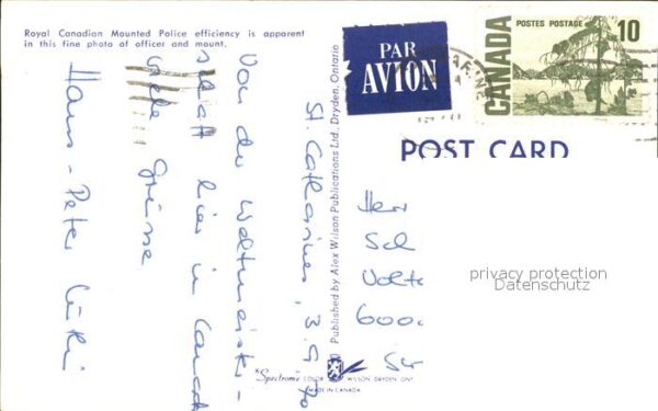 Polizei Kanada Pferd Royal Canadian Mounted Pol – Bild 2