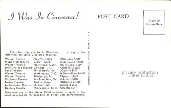 Kino Film Cinerama Achterbahn – Bild 2