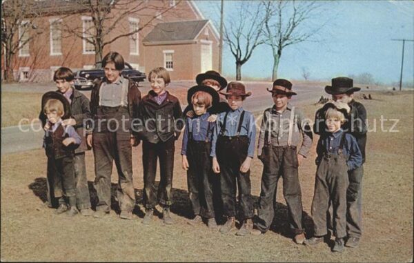 Typen Kinder Amish Pennsylvania Dutch Country