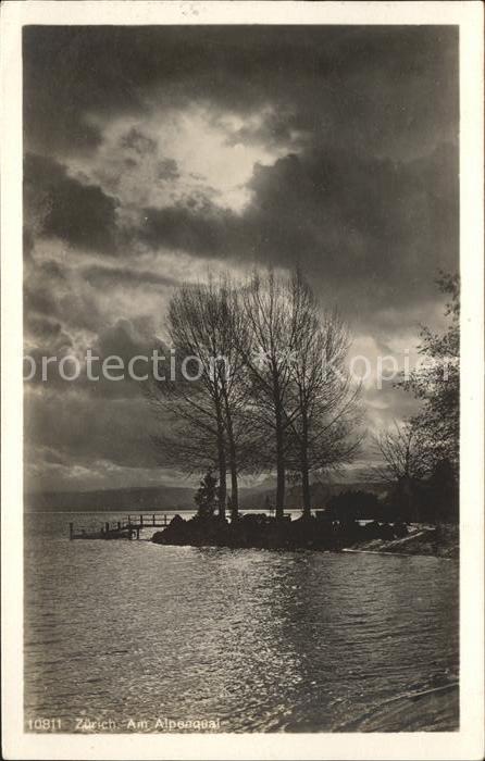 Foto Photoglob Wehrli Zuerich Nr. 10811 Zürich Alpenquai