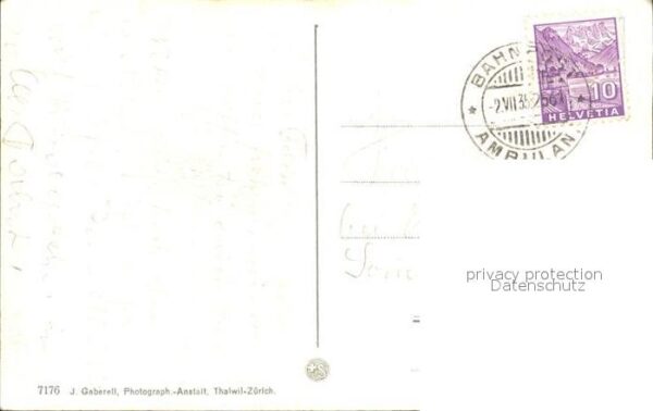 Foto Gaberell J. Nr. 7176 Tellskapelle Hohlen Gasse Küssnach – Bild 2