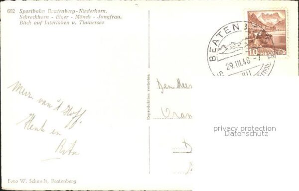Sessellift Beatenberg-Niederhorn Interlaken Thuner – Bild 2