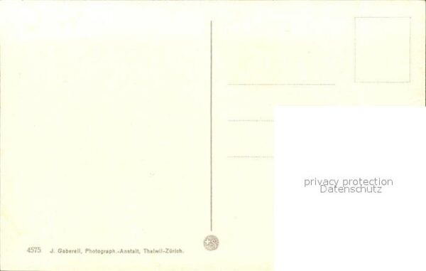 Foto Gaberell J. Nr. 4575 Zürichsee Insel Schönenwerd Richte – Bild 2