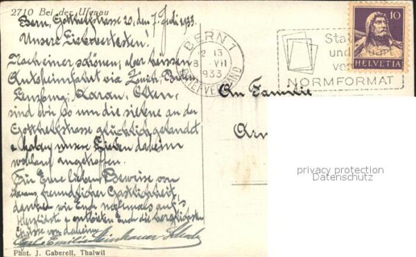 Foto Gaberell J. Nr. 2710 Bei der Ufenau – Bild 2