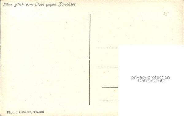 Foto Gaberell J. Nr. 2344 Zürichsee – Bild 2
