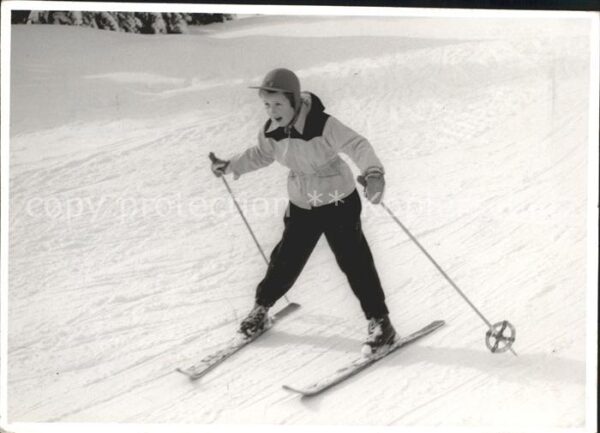 Skifahren Kind