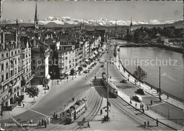 Strassenbahn Limmatquai Zürich