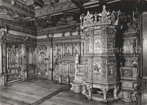 Kachelofen Prunkzimmer Haus zum alten Seidenhof La