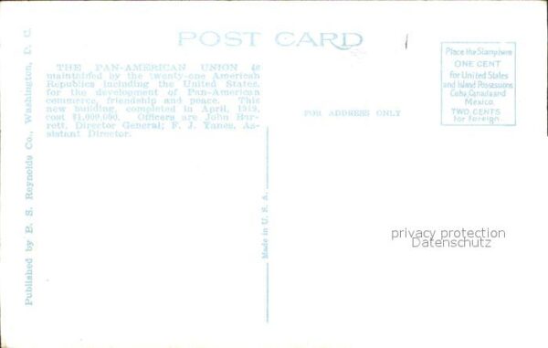 Washington DC Pan American Union – Bild 2
