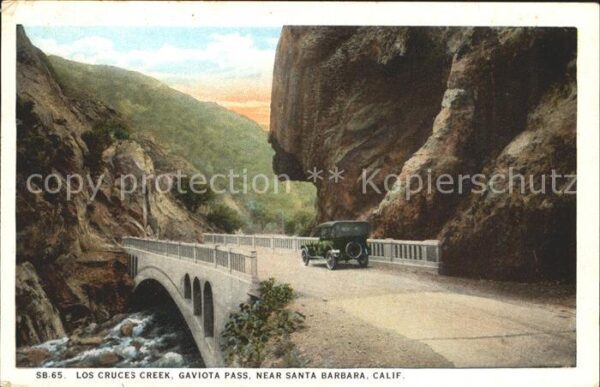 Santa Barbara California Los Cruces Creek Gaviota Pass