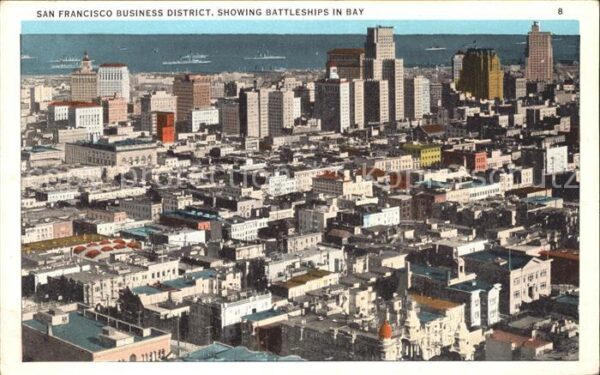 San Francisco California San Francisco business District showing