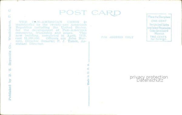 Washington DC Pan-American Union – Bild 2