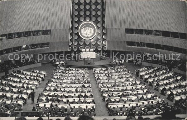 New York City General Assembly Hall United Nations He