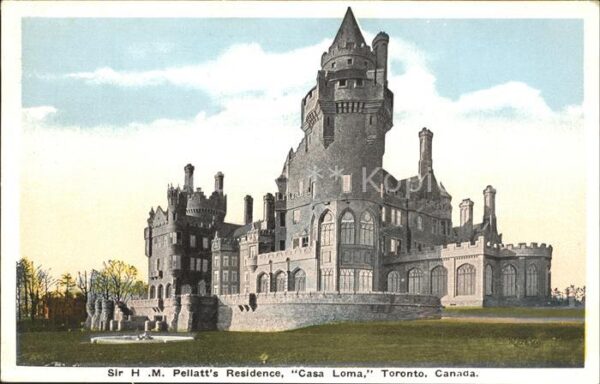 Toronto Canada Sir H.M. pellatt`s residence casa loma