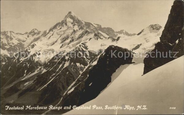 Morehouse Footstool Range Copeland Pass Alps N. Z