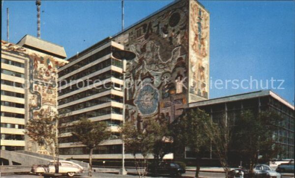 Mexico City Edificio de Comunucaciones Murales de J