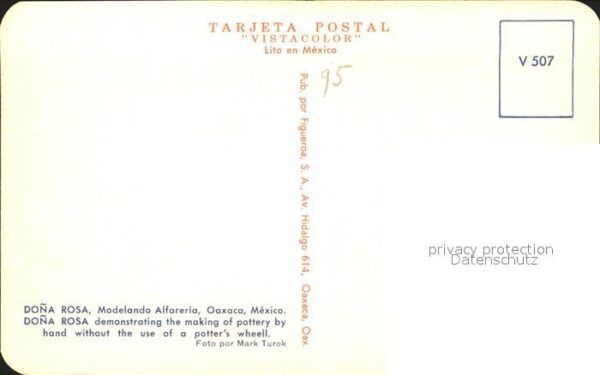 Oaxaca Dona Rosa Modelando Alfareria – Bild 2
