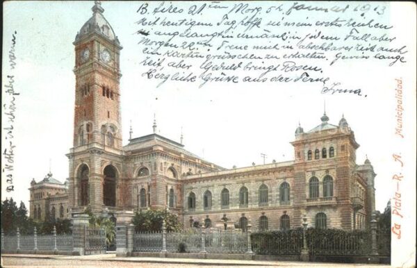 Buenos Aires La Plata R. A. Municipalidad