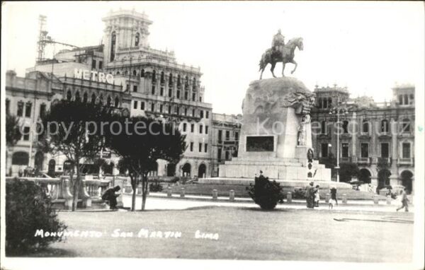 Lima Peru Monumento San Martin