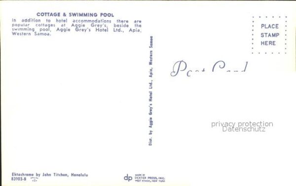 Apia Cottage Swimming Pool Aggie Grey's Hote – Bild 2