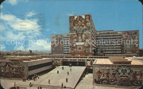 Mexico Murals in natural stone adorn the Commu