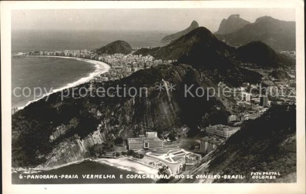 Rio de Janeiro Panorama Praia Vermelha