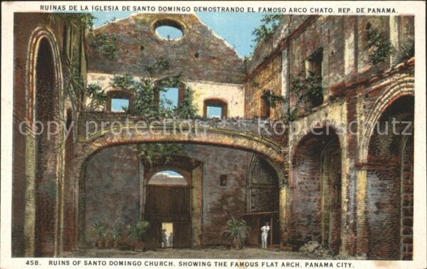 Panama City Panama Ruins of Santo Domingo Church