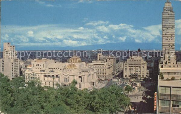 Mexico Bellas Artes y Torre Latina