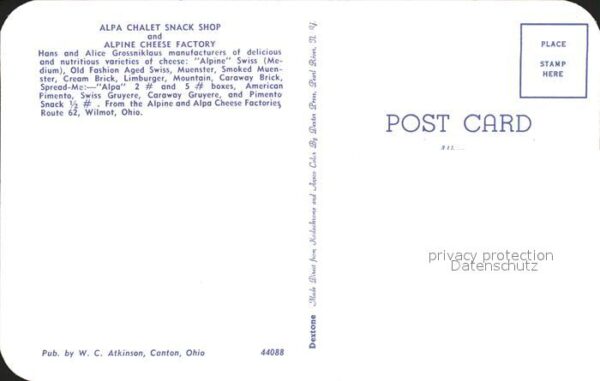 Wilmot Ohio Alpa Chalet Snack Shop – Bild 2