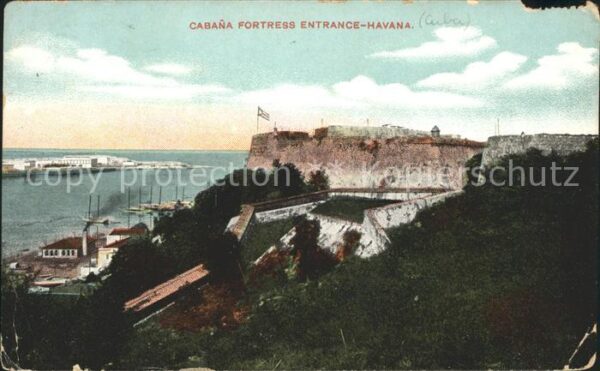 Havana Habana Cabana Fortress Entrance