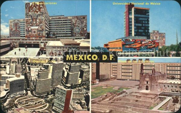 Mexico Universidad Nacional Plaza of the 3 Cul