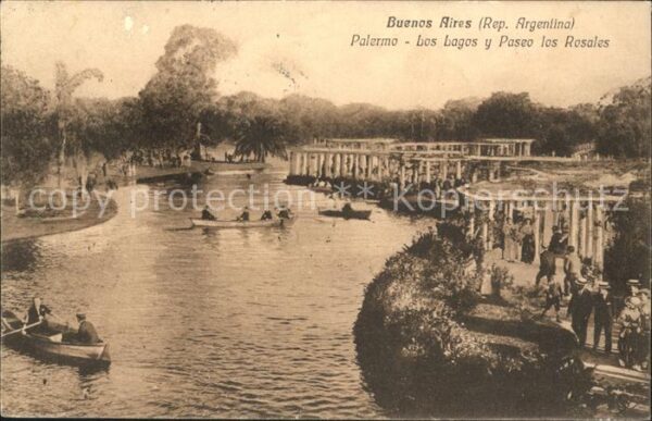 Buenos Aires Palermo Los Lagos Paseo Rosales