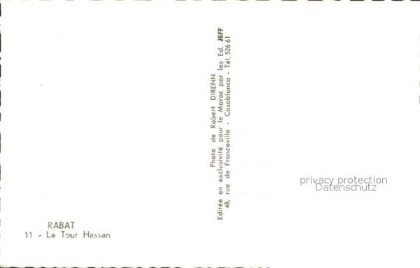 Rabat Marokko La Tour Hassan – Bild 2