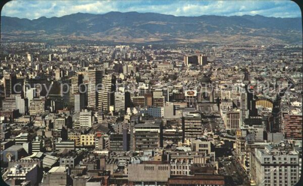 Mexico Panoramica La Torre Latino Americana