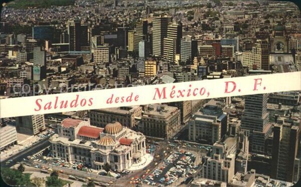 Mexico City Fliegeraufnahme
