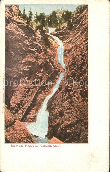 Colorado US-State Seven Falls