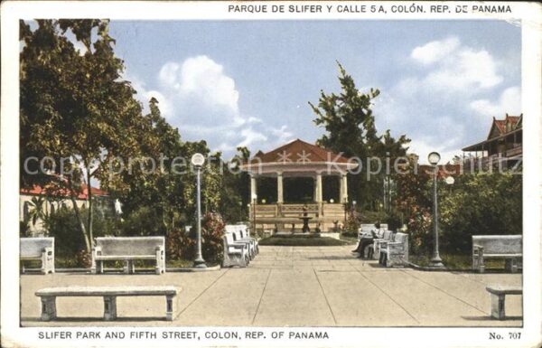 Panama Slifer park Fifth Street Colon