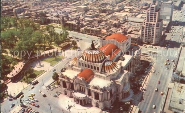 Mexico City Palacio de Bellas Artes Torre Latino