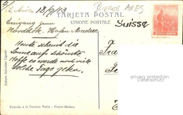Buenos Aires Künstlerkarte Salvatore Liguori Puerto – Bild 2