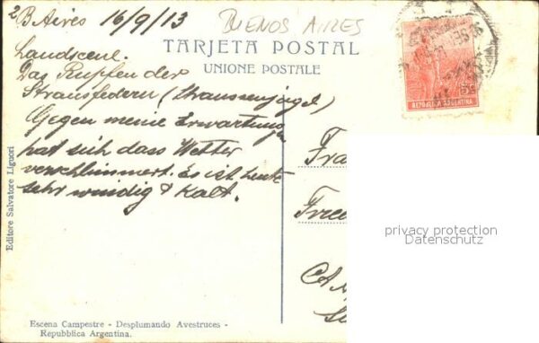 Buenos Aires Künstlerkarte Salvatore Liguori Escena – Bild 2