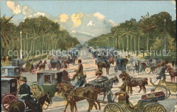 Buenos Aires Künstlerkarte Salvatore Liguori Avenida