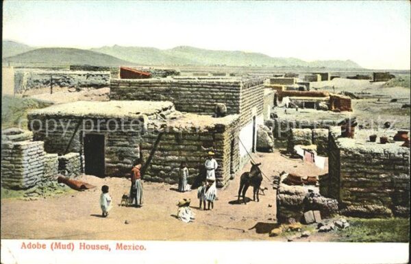 Mexico Adobe Mud Houses