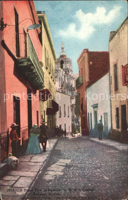 Guanajuato Street View Mexican Central Railway