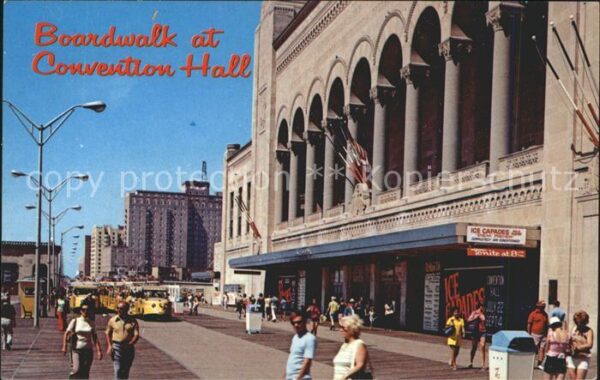 Atlantic City New Jersey Boardwalk at Convention Hall