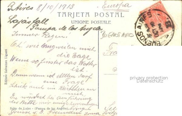 Buenos Aires Künstlerkarte Salvatore Liguori Salto d – Bild 2