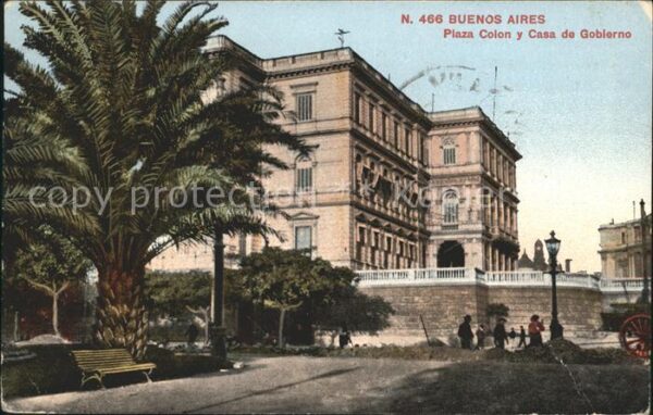 Buenos Aires Plaza Colon y Casa de Gobierno